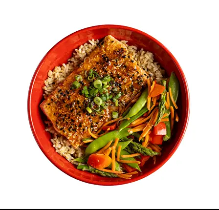 Sesame Crusted Salmon Bowl