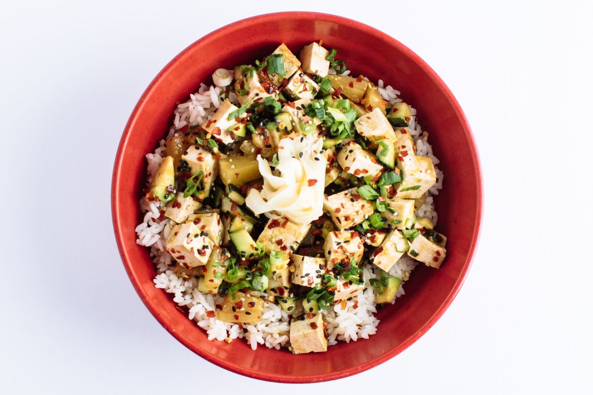 Build Your Own Organic Tofu Bowl